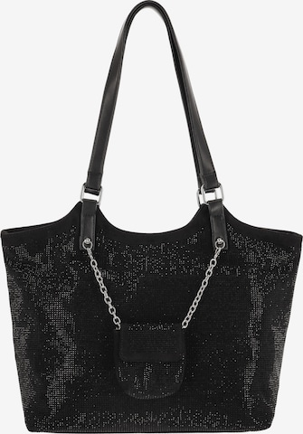 faina Shopper in Black: front
