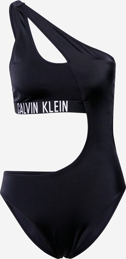 Costume intero Calvin Klein Swimwear di colore nero / bianco, Visualizzazione prodotti
