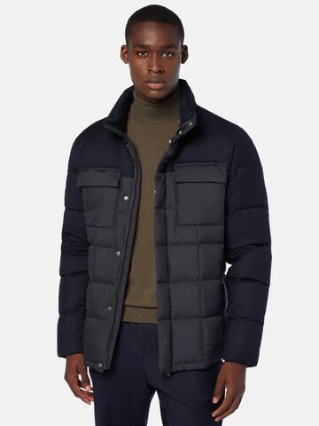 Boggi Milano Between-Season Jacket in Blue: front