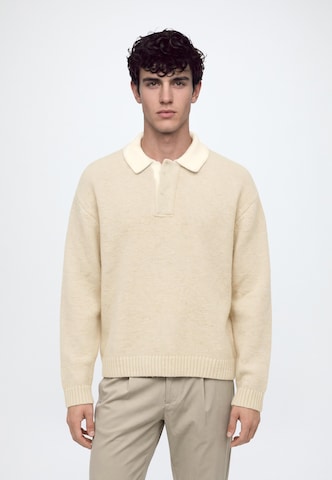 Abercrombie & Fitch Neulepaita värissä beige: etupuoli