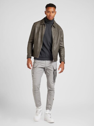 JACK & JONES - Jersey 'JJEBASIC' en gris