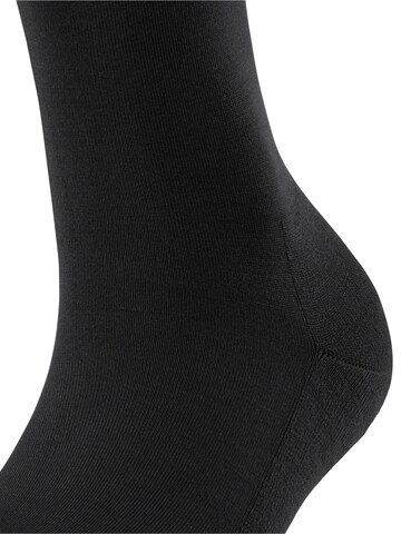 FALKE Knee High Socks 'ClimaWool' in Black