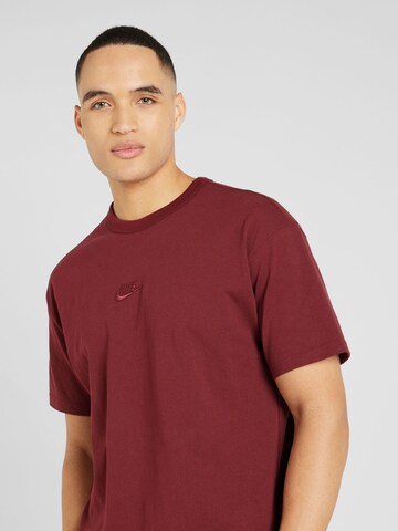 Nike Sportswear Μπλουζάκι 'Premium Essentials' σε κόκκινο