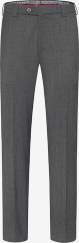 MEYER Slim fit Pleated Pants in Grey: front