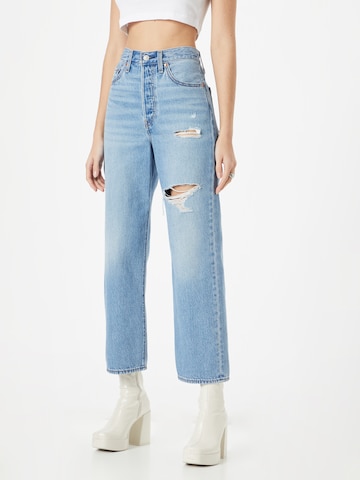 LEVI'S ® Štandardný strih Džínsy 'Ribcage Straight Ankle' - Modrá: predná strana