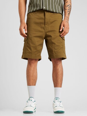 Regular Pantalon cargo ESPRIT en vert : devant