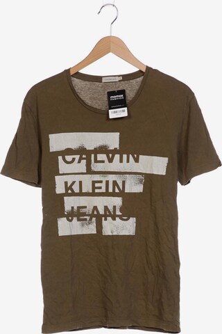 Calvin Klein Jeans T-Shirt M in Grün: predná strana