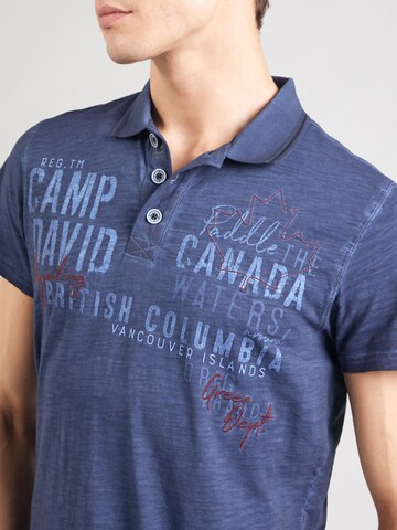 CAMP DAVID - Camiseta en azul