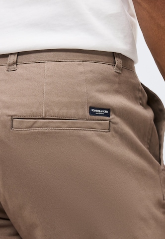 SCOTCH & SODA Regularen Chino hlače 'Seasonal' | rjava barva