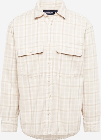 Abercrombie & Fitch - Regular Fit Camisa em bege: frente