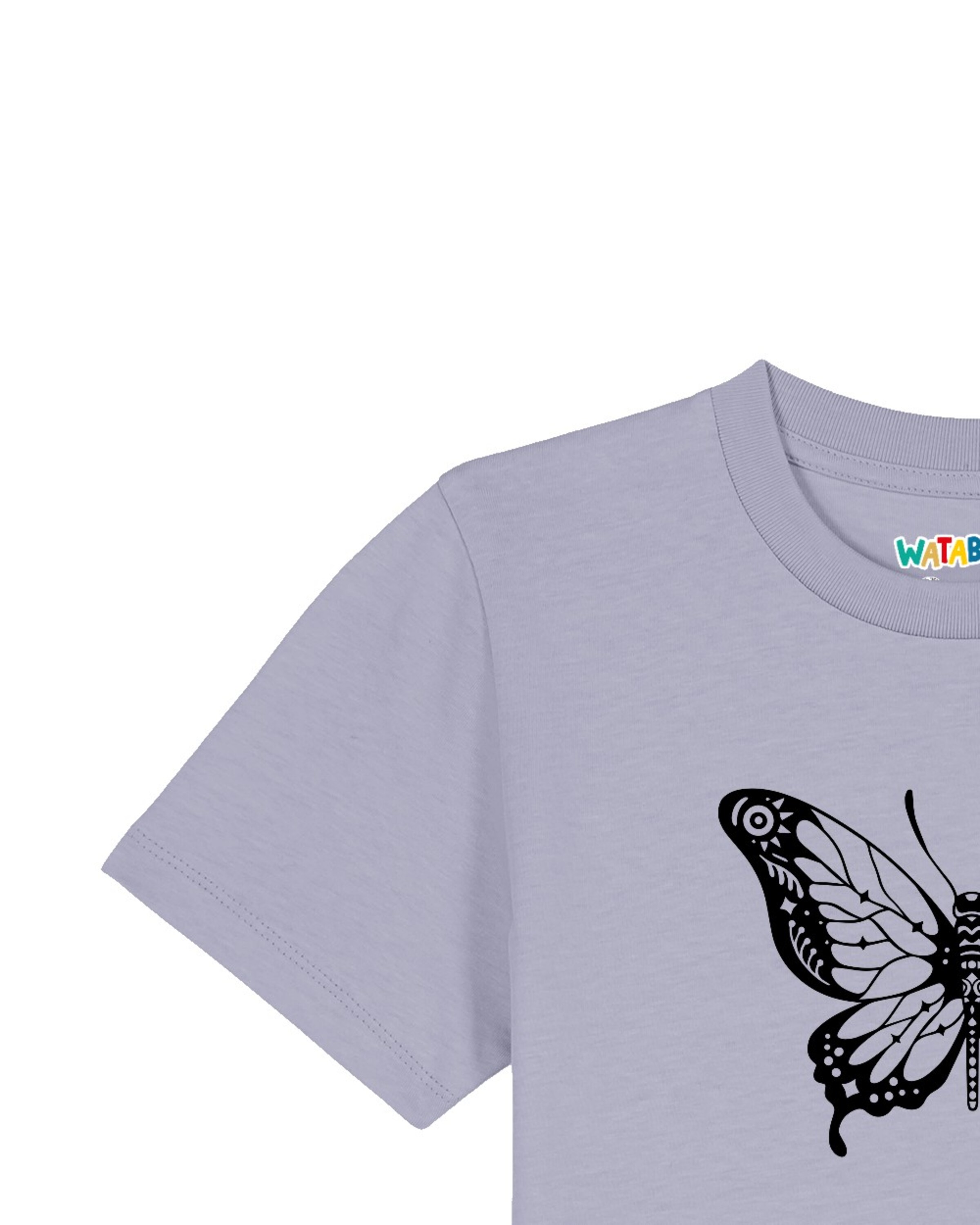 watabout.kids Shirt 'Schmetterling' in Purple