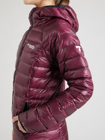 Giacca per outdoor 'Moonvista' di COLUMBIA in rosso