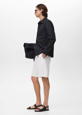 MANGO MAN Regular Pants 'Banarea' in White