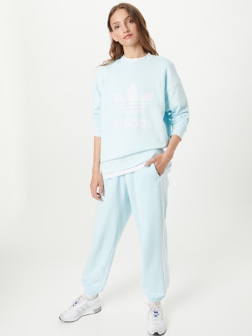 ADIDAS ORIGINALS Sweatshirt 'Trefoil Crew' in Blau