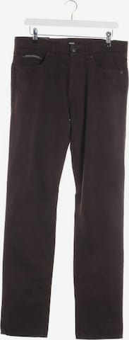 BOSS Black Pants in 32 x 34 in Brown: front