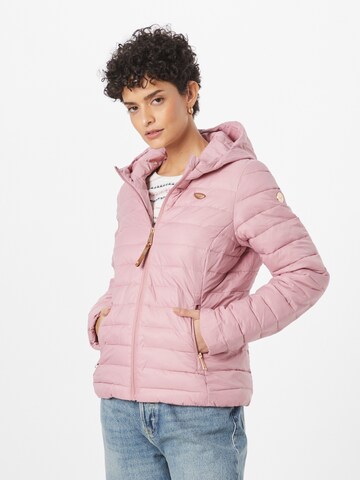 Ragwear Демисезонная куртка 'TIASA' в Ярко-розовый: спереди