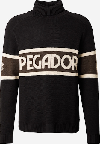 juoda Pegador Megztinis 'Lugano': priekis