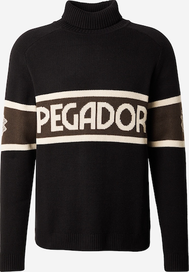 Pegador Pulover 'Lugano' u svijetlobež / tamno smeđa / crna, Pregled proizvoda