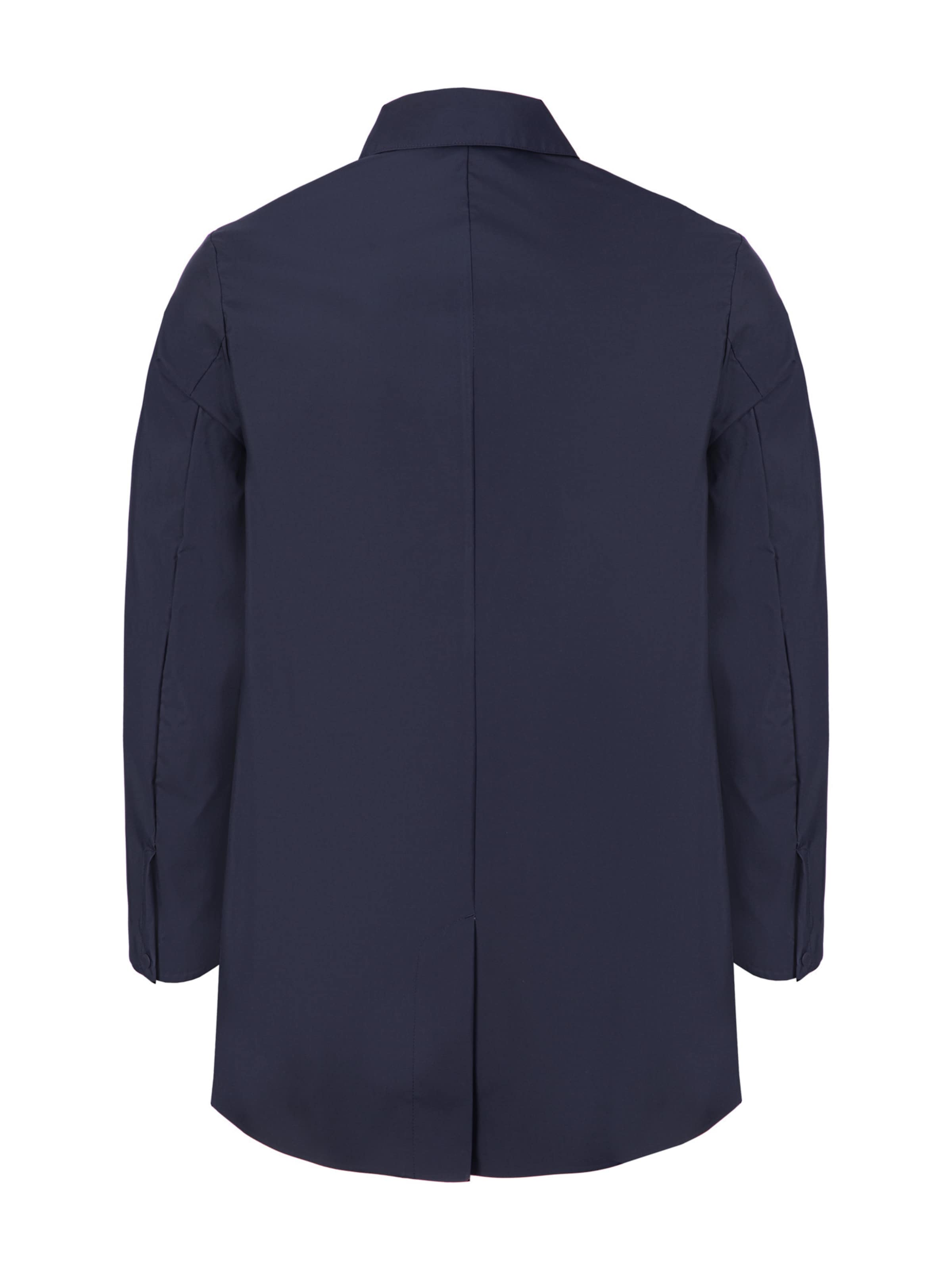 BOMBOOGIE Between-Seasons Coat in Blue