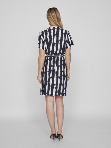 VILA Blousejurk in Blauw