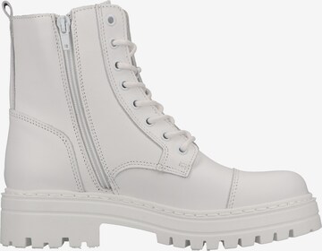 Bottines à lacets Steven New York en blanc