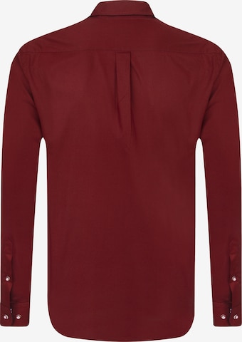 Sir Raymond Tailor Regular fit Button Up Shirt 'Waterford' in Red
