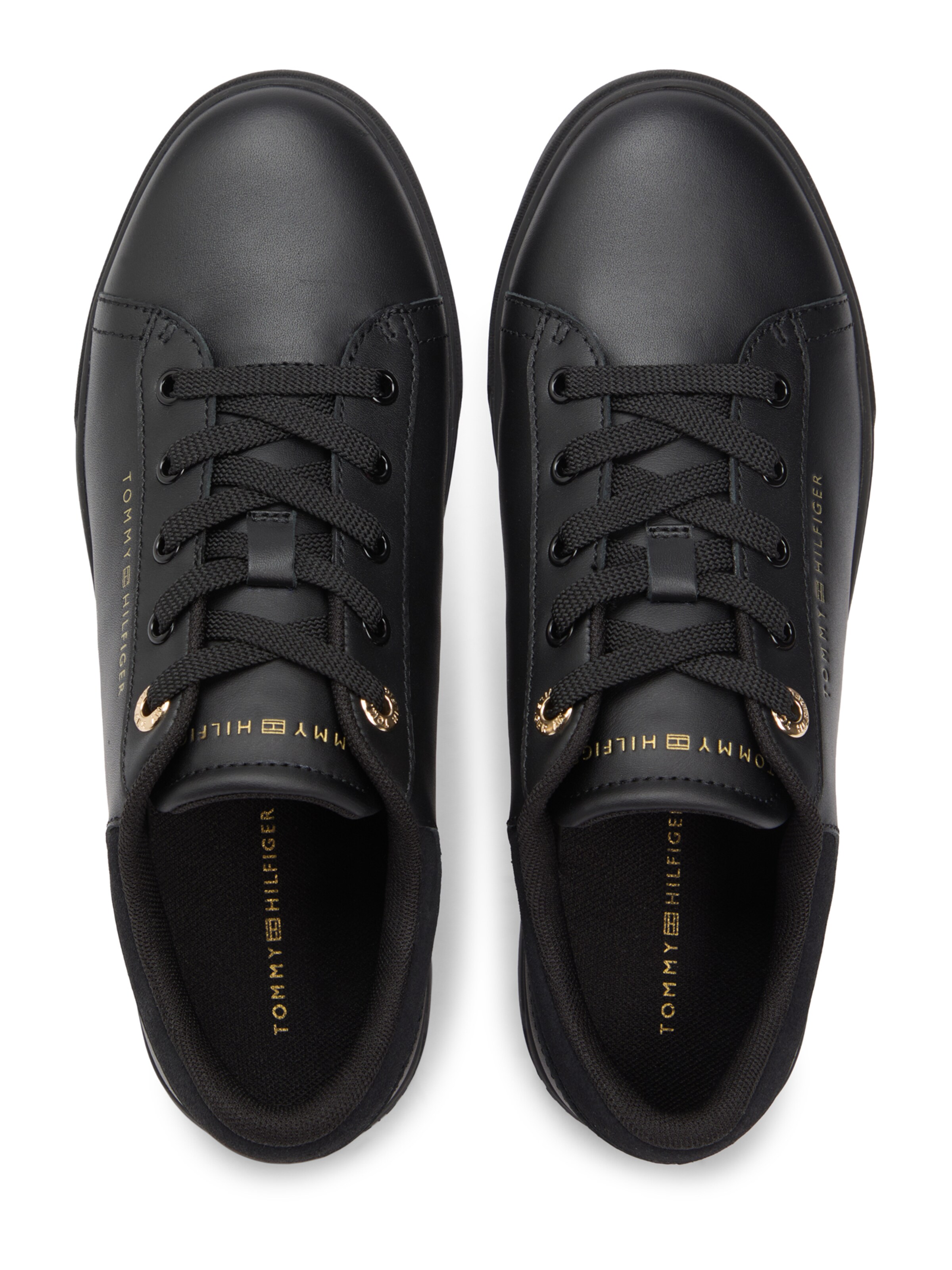 Sneaker low de la TOMMY HILFIGER pe negru