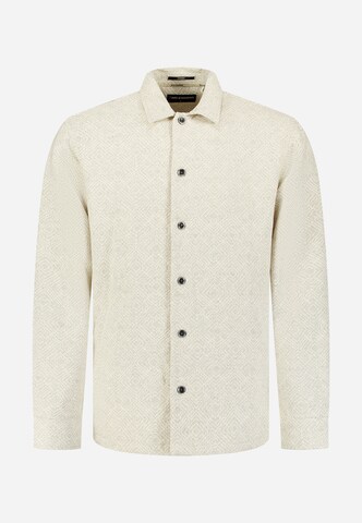 No Excess Regular fit Button Up Shirt in Beige