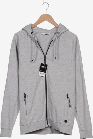 !Solid Sweatshirt & Zip-Up Hoodie in M in Grey: front