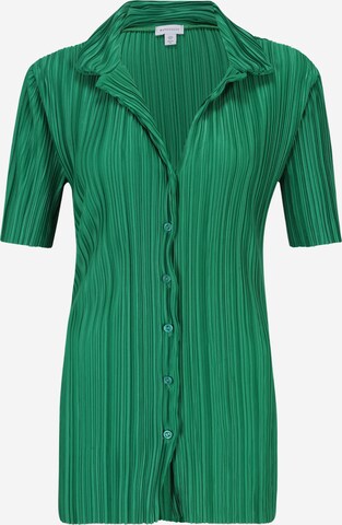 Warehouse Petite Blouse in Green: front