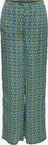 ONLY Wide leg Broek 'Alma' in Blauw: voorkant