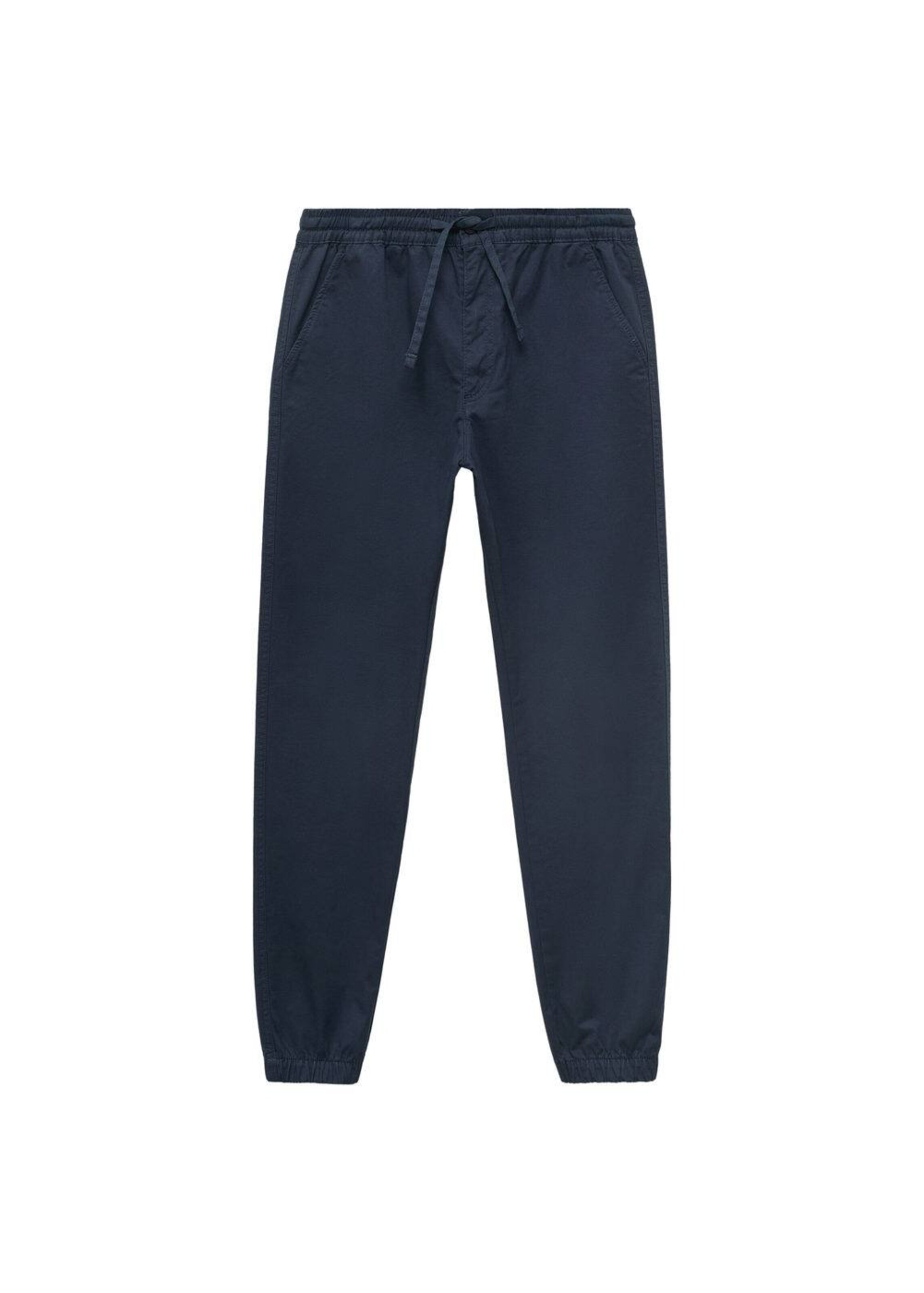 MANGO TEEN Tapered Pants in Blue: front