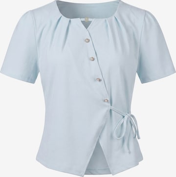 usha BLACK LABEL - Blusa em azul: frente