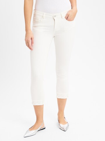 Liu Jo Regular Jeans ' Monroe ' in Wit: voorkant