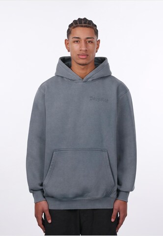 Felpa di Dropsize in grigio: frontale