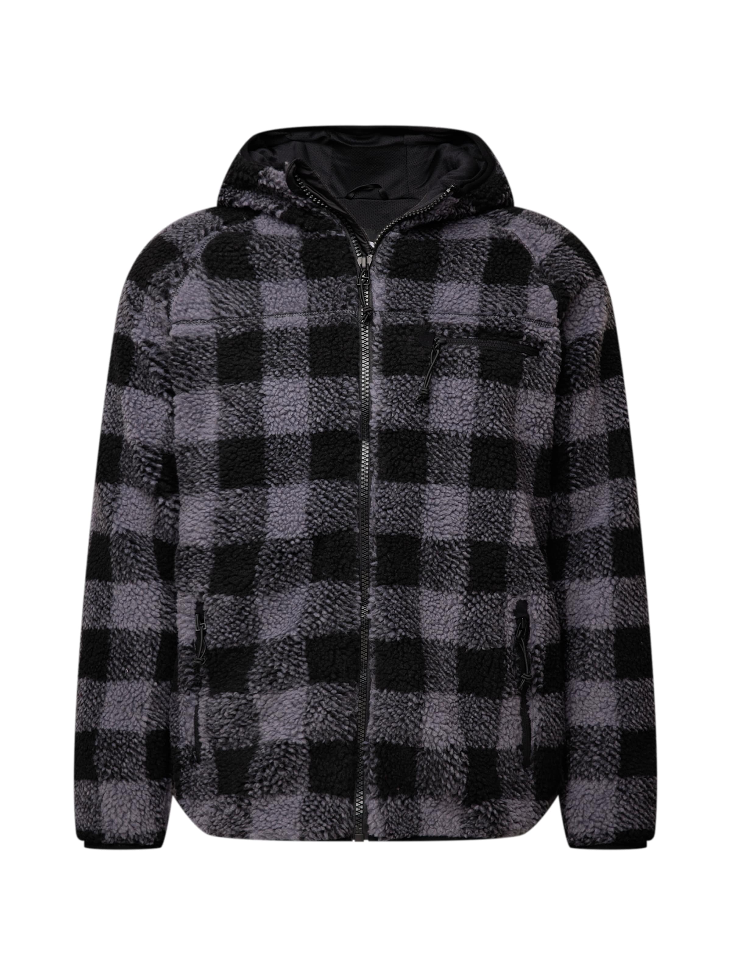 Veste en polaire Brandit en noir : devant