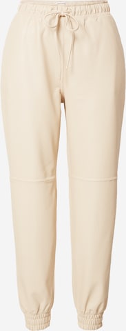 Abercrombie & Fitch - Tapered Pantalón en beige: frente