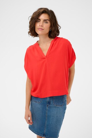 Kaffe - Blusa 'KAgina' em vermelho: frente