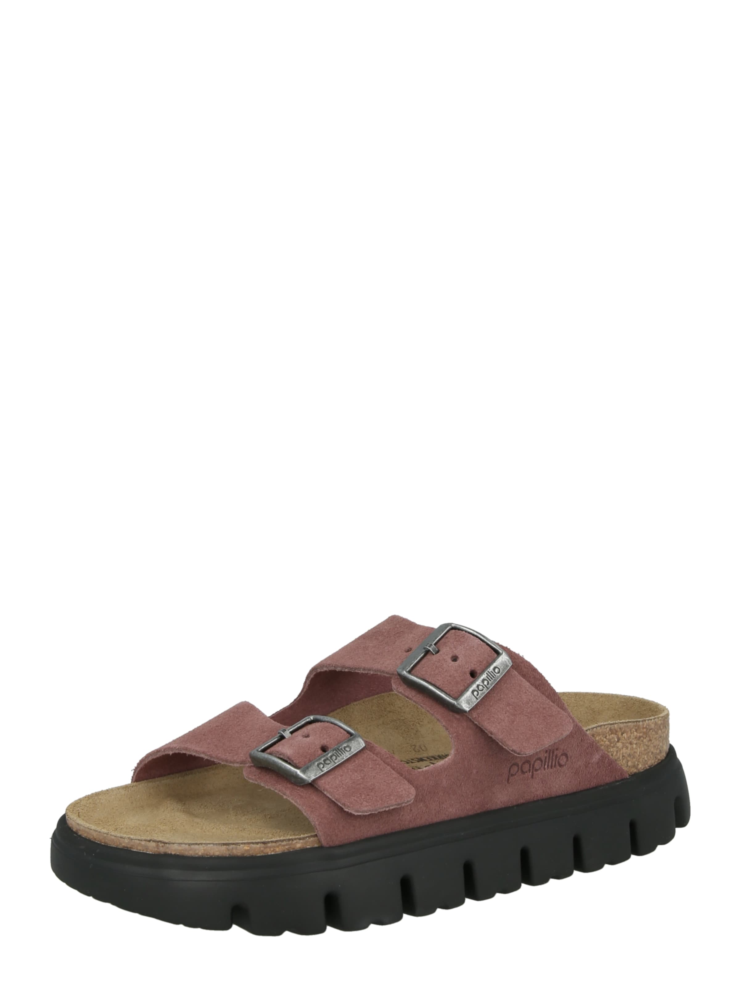 BIRKENSTOCK Nizki natikači 'Arizona Chunky' | rdeča barva: sprednja stran