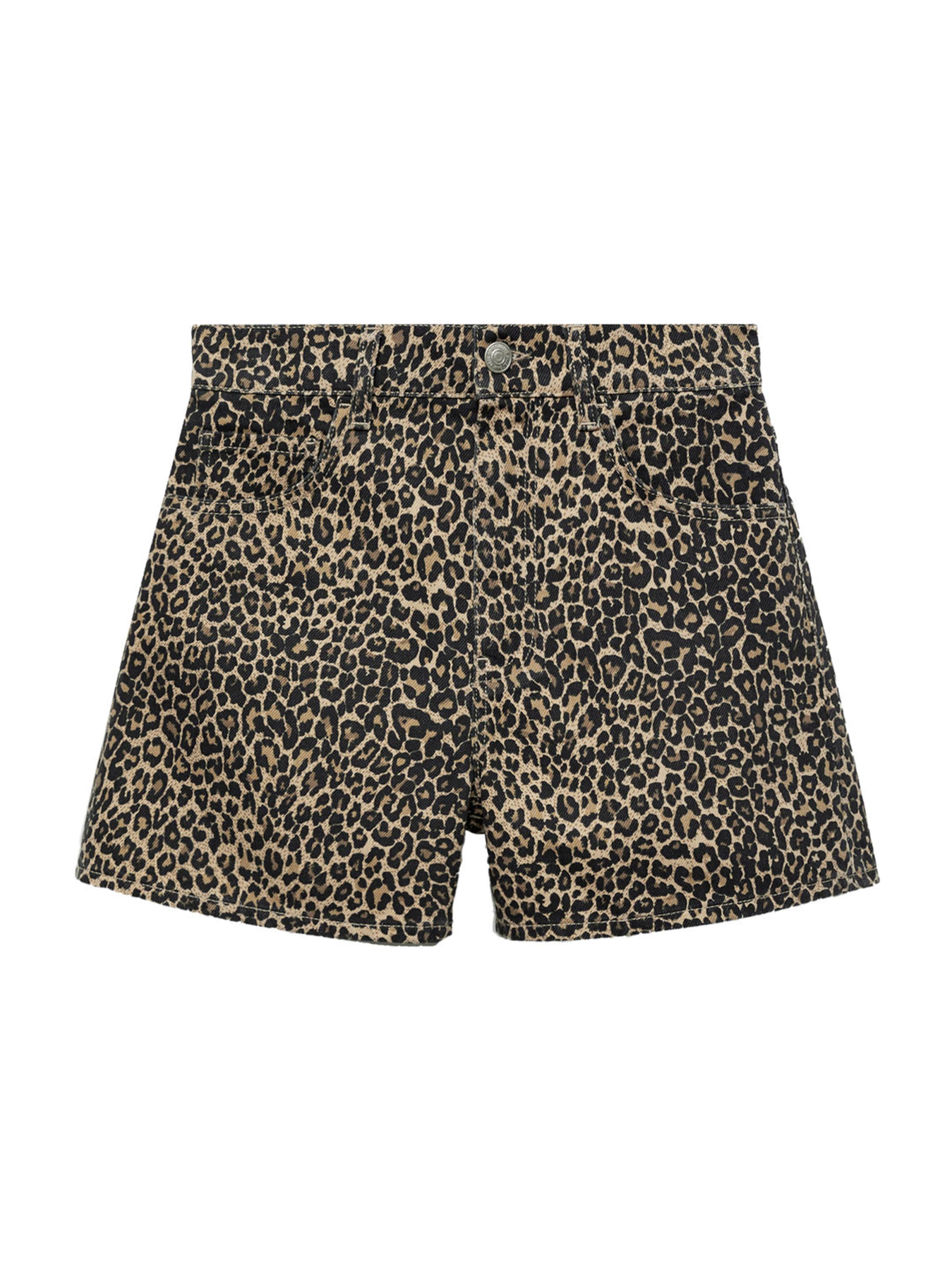 MANGO Normální Džíny – hnědá: přední strana