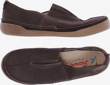 SIOUX Flats & Loafers in 40 in Brown: front