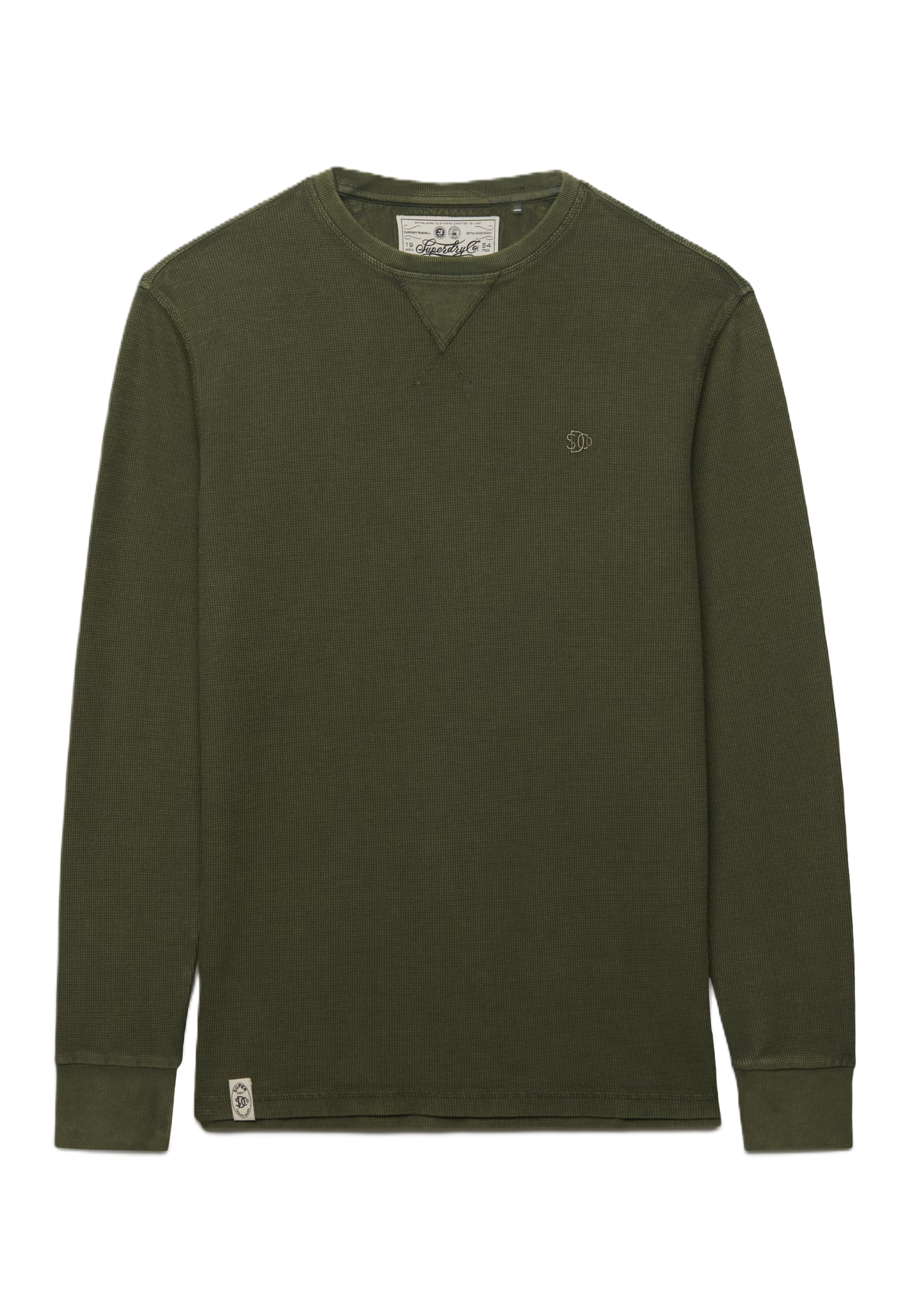 Maglietta 'Classic' di Superdry & Co in verde: frontale