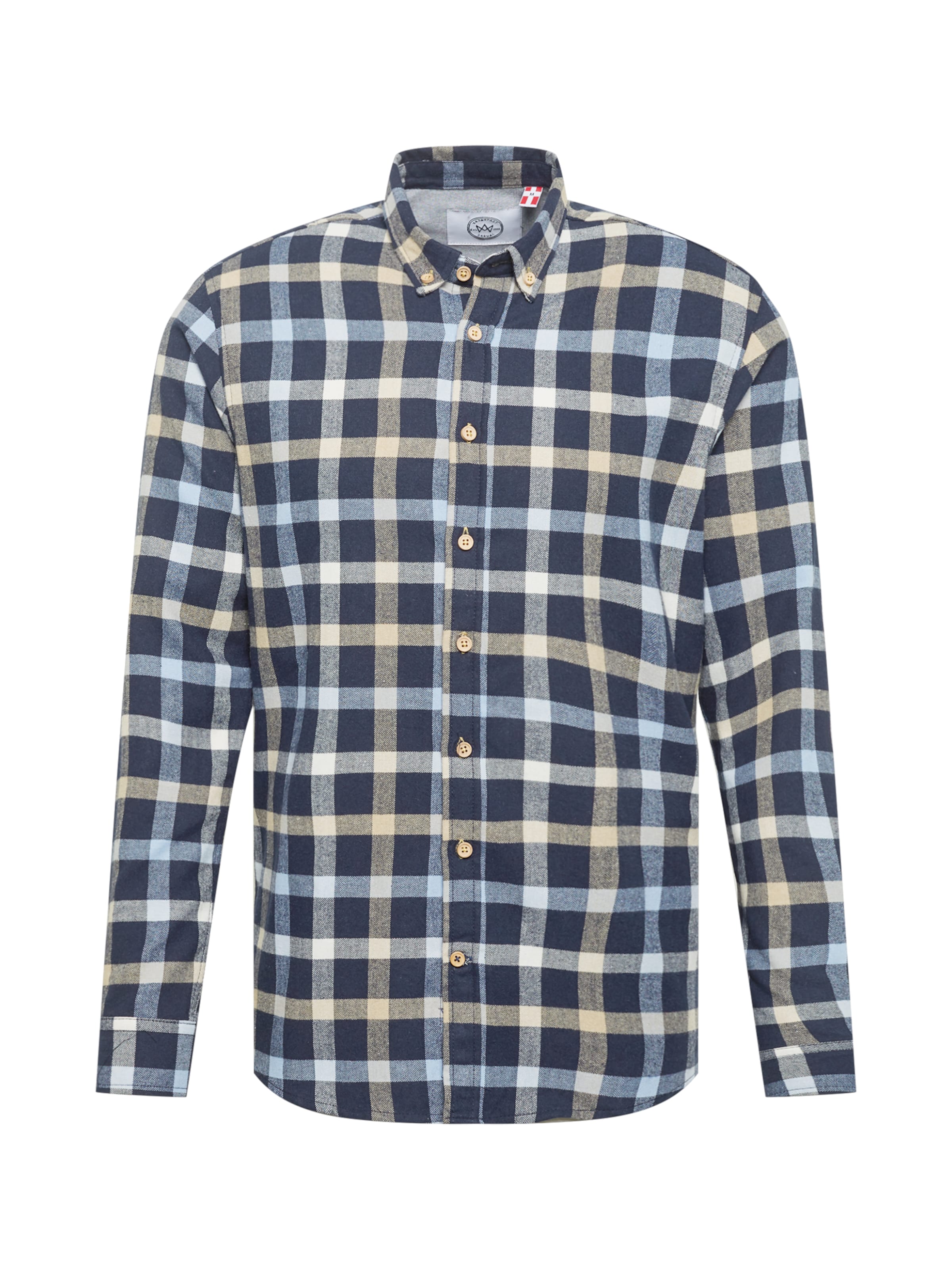 Kronstadt Button Up Shirt 'Dean' in Blue: front