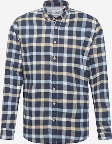 Kronstadt Slim fit Button Up Shirt 'Dean' in Blue: front