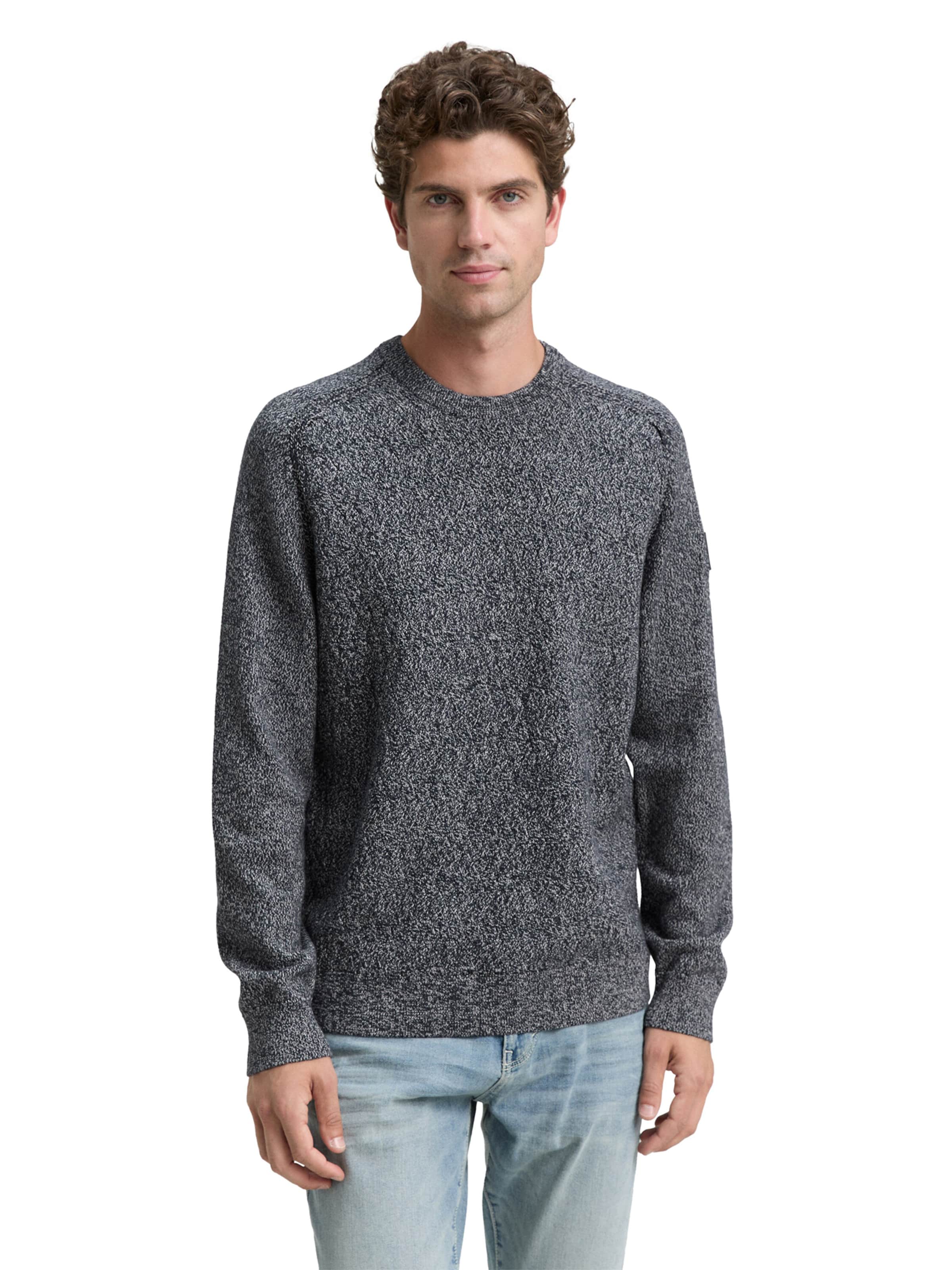 TOM TAILOR Sweater in Blue: front