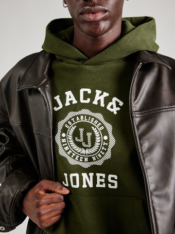 JACK & JONES Sweatshirt 'JJVICTO' i grøn