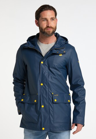 Schmuddelwedda Between-season jacket in Blue: front