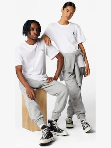 T-Shirt 'Converse Go-To Embroidered Star Chevron Standard-Fit T-Shirt' CONVERSE en blanc
