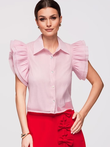 Camicia da donna di Ombre in rosa: frontale