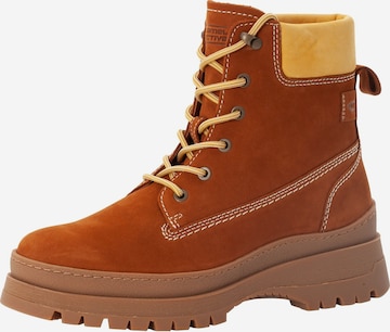 CAMEL ACTIVE Lace-Up Ankle Boots 'Mountain' in Brown: front